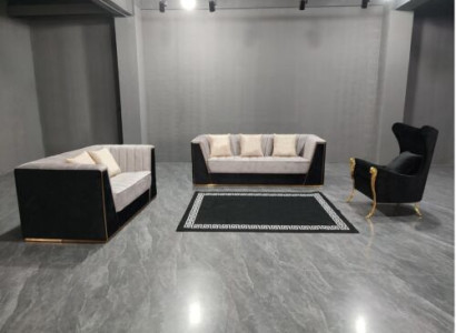 Living room 3 pcs. Sofa set 3+2+1 Seater with soft fabric cover Relax